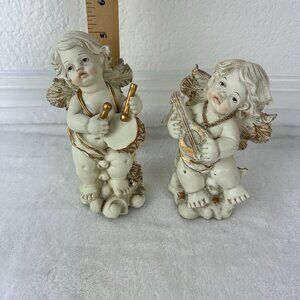 Vintage K's Collection Cherub Angels Musical Instruments